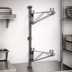Thumbnail image #3 for Eagle Group Valu-Gard Adjustable Post Wire Wall Mount Prepackaged Mid Unit for 14-Inch Shelves, 33-Inch Post