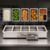 Thumbnail image #3 for Wells MOD-500DM 5-Well Top-Mount Built-In Electric Food Warmer with Manifold Drains