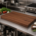 Thumbnail image #3 for Boos Block American Black Walnut Full-Length Edge Grain Kitchen Countertop, 48 x 27 x 3 Inches
