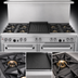 Thumbnail image #3 for Southbend Ultimate 60-Inch Gas Restaurant Range with 4 Burners, 36-Inch Charbroiler and 2 Convection Ovens