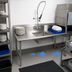 Thumbnail image #3 for BK Resources 26-Inch Straight Soiled Dish Table with Left-to-Right Pre-Rinse Sink and Stainless Steel Legs