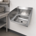 Thumbnail image #3 for John Boos Pro-Bowl Wall-Mounted Stainless Steel Hand Sink with Side Splashes
