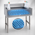 Thumbnail image #3 for Advance Tabco Underbar Basics 42-Inch Stainless Steel Cocktail Unit with 12-Inch Deep 7-Circuit Cold Plate