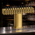 Thumbnail image #3 for Perlick 4006S12BTF4 Wide Base Extra High Countertop Glycol-Cooled Tee Draft Beer Tower, 12 Faucets, Tarnish-Free Brass Finish