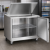 Thumbnail image #3 for Beverage-Air Single Access Cold Wall School Milk Cooler, 49-Inch, 20.32 Cu. Ft., Stainless Steel