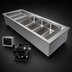 Thumbnail image #3 for Hatco 3-Pan Full-Size Drop-In Remote Refrigerated Cold Well