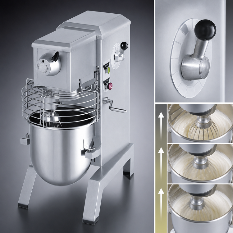 Product image #3 for Univex SRM12 W/O 12-Quart Countertop Planetary Mixer, Without PTO Hub, Variable Speed