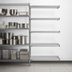 Thumbnail image #3 for Eagle Group 5-Tier Add-On Wire Shelving Unit, 30 x 18 x 74 Inches, Chrome-Plated
