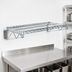 Thumbnail image #3 for Wall-Mount Cantilever Wire Shelf Unit, 54 x 18 Inches, Chrome Plated