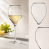 Thumbnail image #4 for Flavor First Crisp & Fresh Stemmed Footed Wine Glass, 18 oz., Clear