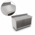 Thumbnail image #3 for John Boos 84-Inch Stainless Steel Work Table with Open Front Cabinet Base and 5-Inch Backsplash