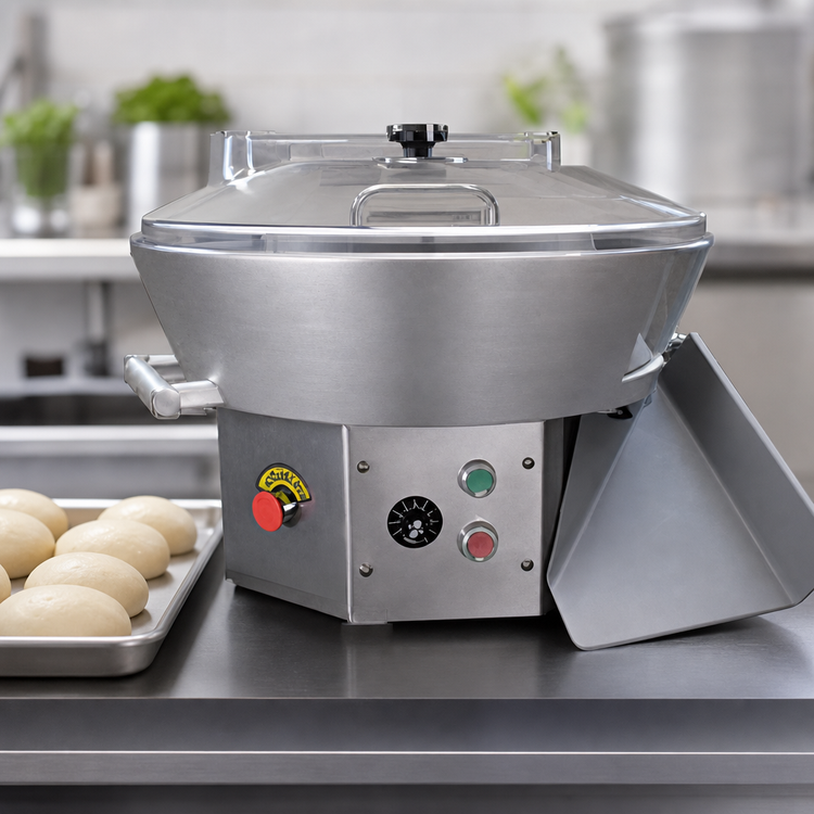 Product image #3 for DoughXpress Automatic Countertop Pizza Dough Rounder, 24-Inch Bowl, 1/2 HP