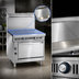 Thumbnail image #3 for Imperial Spec Series Heavy Duty 36-Inch Gas Range with Two 18-Inch Hot Tops and Convection Oven Base