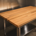 Thumbnail image #3 for John Boos Appalachian 96-Inch x 38-Inch Blended Rail Edge Grain Oak Island Countertop, 1-1/2-Inch Thick, Varnique Finish
