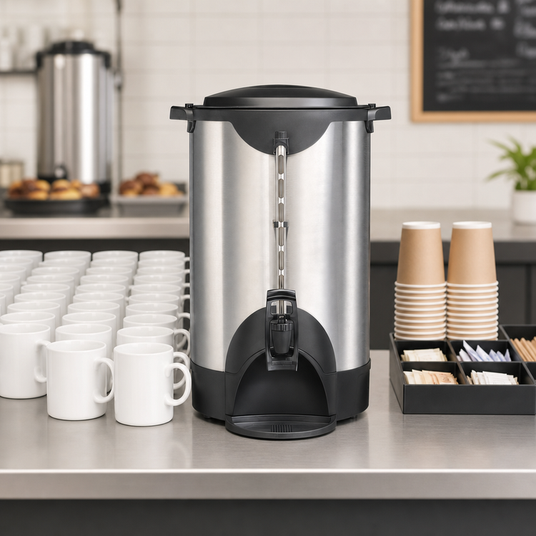 Product image #3 for Hamilton Beach Commercial 100-Cup Stainless Steel Double-Wall Insulated Coffee Urn