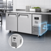 Thumbnail image #3 for Turbo Air J Series 67-Inch Two-Section Side-Mount Undercounter Freezer, 19 Cu. Ft.