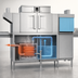 Thumbnail image #3 for Hobart CL86C-DWR Steam-Heated High-Temperature Rack Conveyor Dishwasher with Drain Water Energy Recovery