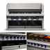 Thumbnail image #3 for Imperial IABA-36 36-Inch Gas Countertop Smoke Broiler Charbroiler with 6 Burners
