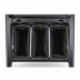 Thumbnail image #3 for Rubbermaid Commercial Triple Trolley Triple Waste Wire Bag Holders, Bag Only