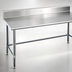 Thumbnail image #3 for Eagle Budget Series 108-Inch x 24-Inch Work Table with 4-1/2-Inch Backsplash and 430 Stainless Steel Top