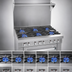 Thumbnail image #3 for Southbend Platinum 32-Inch Heavy Duty Modular Gas Range Top with 6 Open Burners