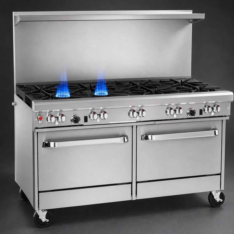 Product image #3 for Southbend Ultimate 60-Inch Gas Restaurant Range with 2 Burners, 48-Inch Griddle and 2 Cabinets