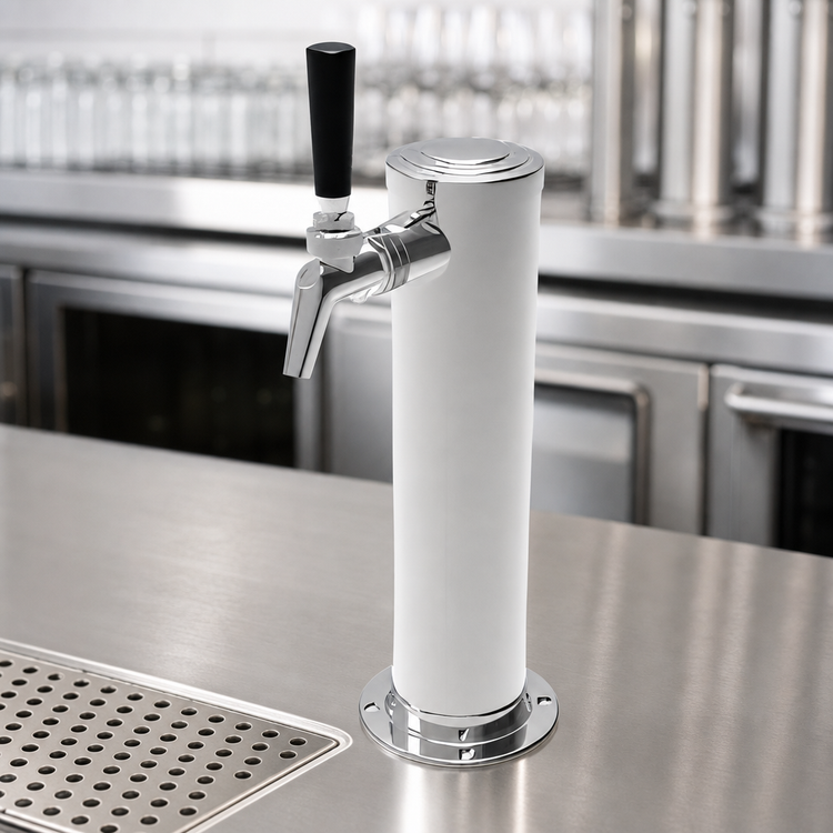 Product image #3 for Single-Faucet Draft Arm Style Beer Dispensing Kit with Chrome Faucet
