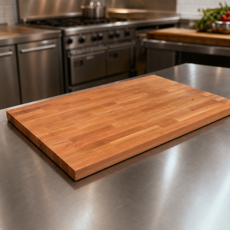 Product image #3 for Boos Block American Cherry Blended Edge Grain Kitchen Countertop, 48 x 27 x 1-1/2 Inch, Flat, Penetrating Oil Finish