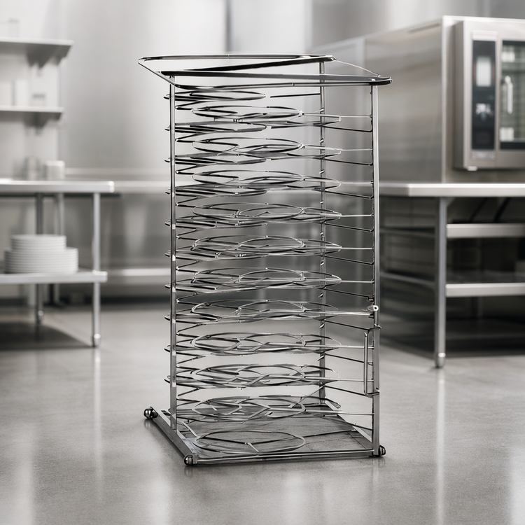 Product image #3 for RATIONAL Mobile Plate Rack for SCC 101/CMP 101, Holds 32 12-1/4 Inch Plates, with Casters