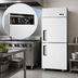 Thumbnail image #4 for Atosa 21.4 Cu. Ft. One-Section Top Mount Reach-In Refrigerator with Right-Hand Hinged Solid Half Doors