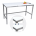 Thumbnail image #3 for John Boos 48-Inch x 30-Inch Reversible Poly Top Trimming Table with Stainless Steel Legs
