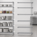 Thumbnail image #3 for Eagle Group 5-Tier Add-On Wire Shelving Unit, 30-Inch W x 21-Inch D x 86-Inch H, Chrome-Plated