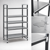 Thumbnail image #3 for Cambro Camshelving Elements XTRA Stationary Starter Unit, 30 in. W x 21 in. D x 84 in. H, 5 Solid Shelves, Speckled Gray