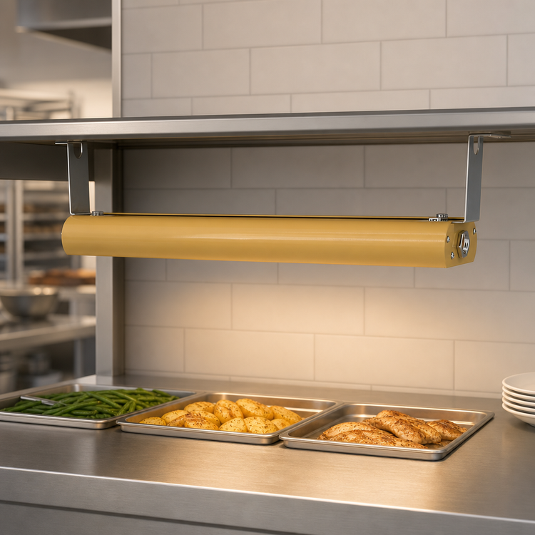 Product image #3 for Vollrath Low Profile Unlighted 54-Inch Strip Heat Lamp, 208V