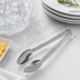 Thumbnail image #3 for Terra 10-Inch Stainless Steel Serving and Ice Tongs, Hammered Mirror Finish