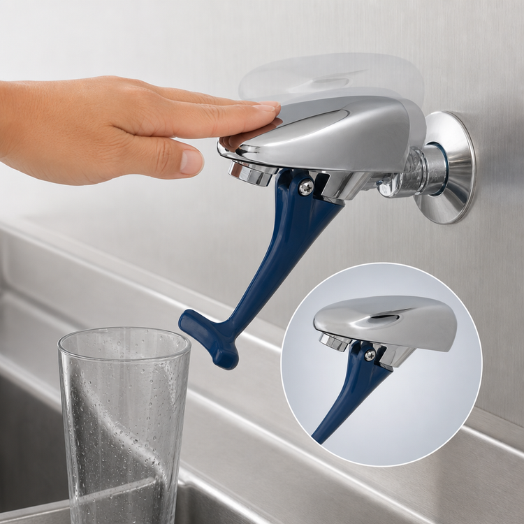Product image #3 for T&S Brass Wall-Mounted Push-Back Glass Filler Faucet