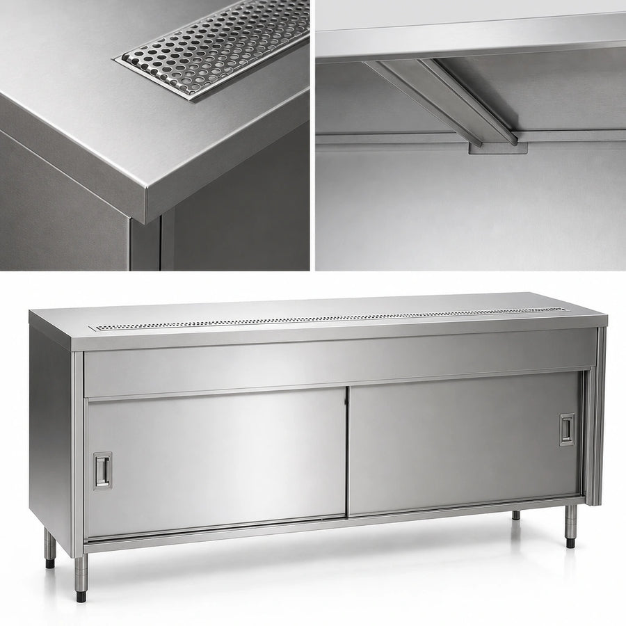 16-Gauge Stainless Steel Top