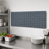 Thumbnail image #3 for Quantum QLP-4819 Wall-Mounted Louvered Panel Starter Unit, 48 x 19 Inches, Gray Enamel Finish