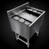 Thumbnail image #3 for Steel Works Stainless 18-1/2 x 24 x 30-Inch Underbar Ice Bin with 77-Lb Capacity and 7-Circuit Cold Plate