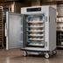 Thumbnail image #3 for Metro C5 9 Series Half-Height Pass-Thru Controlled Humidity Heated Holding & Proofing Cabinet, 8-Pan Capacity, Solid & Glass Doors, Lip-Load Slides