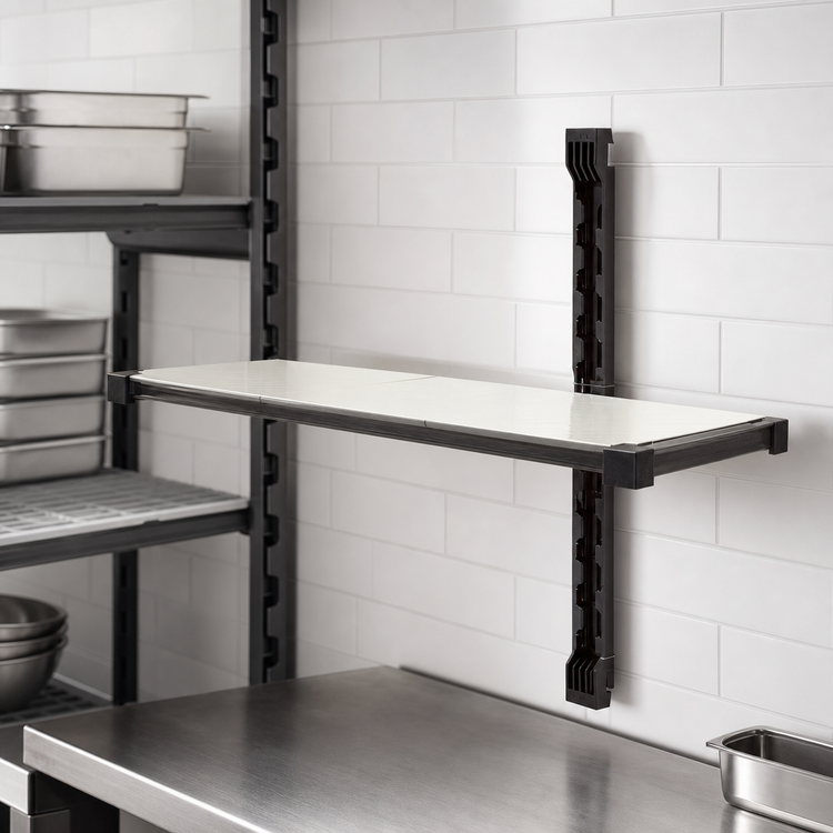 Product image #3 for Camshelving Elevation 14" x 24" Solid Wall Shelving Add-On Shelf Kit, Brushed Graphite