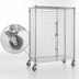 Thumbnail image #3 for Metro Super Erecta Mobile Chrome-Plated Wire Security Cage, 40-3/4 x 27-1/4 x 68-1/2 Inches, No Intermediate Shelves
