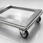 Thumbnail image #3 for Metro D2430SP Stainless Steel Truck Dolly Frame, 30"W x 24"D, Wraparound Bumper
