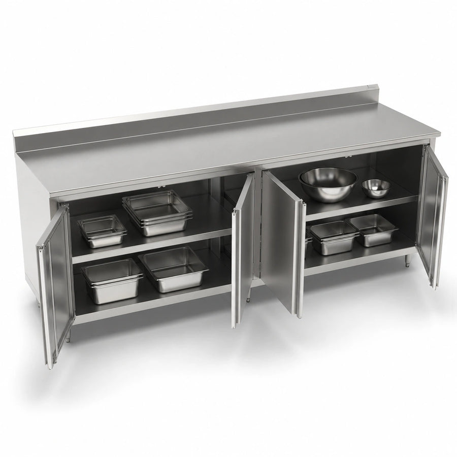 Cabinet Base with Hinged Doors