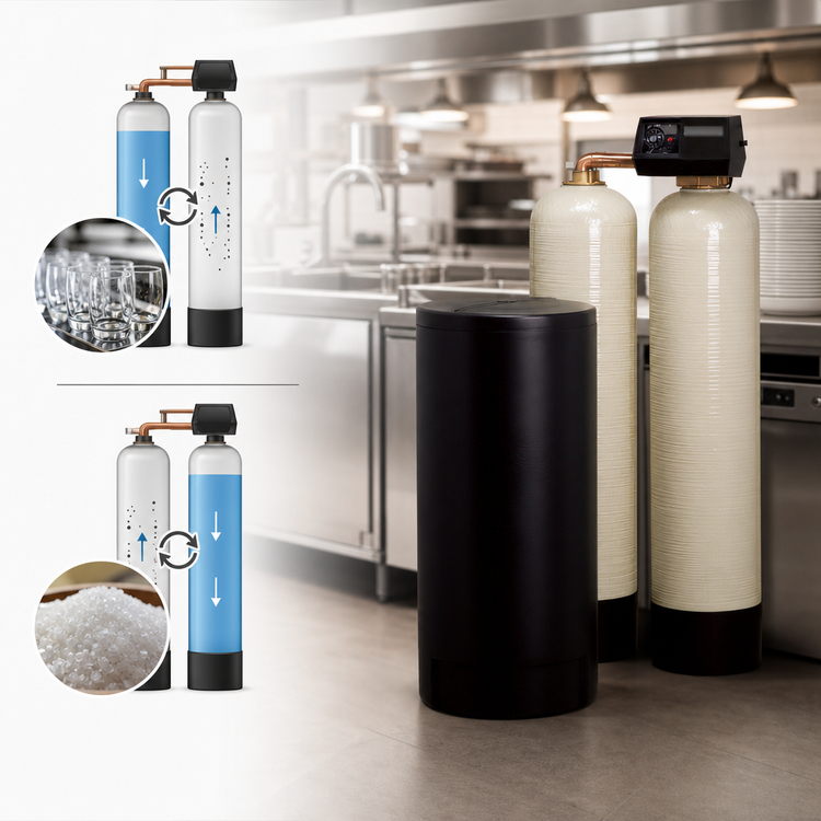 Product image #3 for Everpure CES-9500E Series Twin Tank Water Conditioner