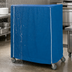 Thumbnail image #3 for Metro Waterproof Vinyl-Nylon Coated Banquet Cart Cover, 72W x 24D x 62H, Mariner Blue