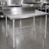 Thumbnail image #3 for Stallion 84-Inch x 36-Inch Stainless Steel Work Table with 5-Inch Backsplash