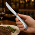 Thumbnail image #4 for Winco Lafayette 9-1/4 Inch Heavy Weight Stamped Steak Knife, 18/0 Stainless Steel, Hollow Handle, Satin Finish