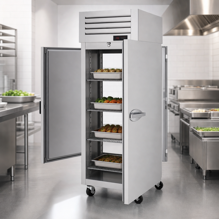 Product image #3 for Turbo Air PRO Series Pass-Thru Heated Holding Cabinet, 1-Section, 26 Cu. Ft., 115V, Right-Hinged