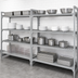 Thumbnail image #4 for Cambro Camshelving Premium 4-Tier Polymer Shelving Add-On Unit, 24-Inch Length x 21-Inch Depth x 64-Inch Height, Vented & Solid Shelves, Speckled Gray